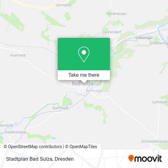 Карта Stadtplan Bad Sulza
