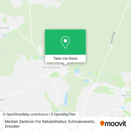 Карта Median Zentrum Für Rehabilitation Schmannewitz