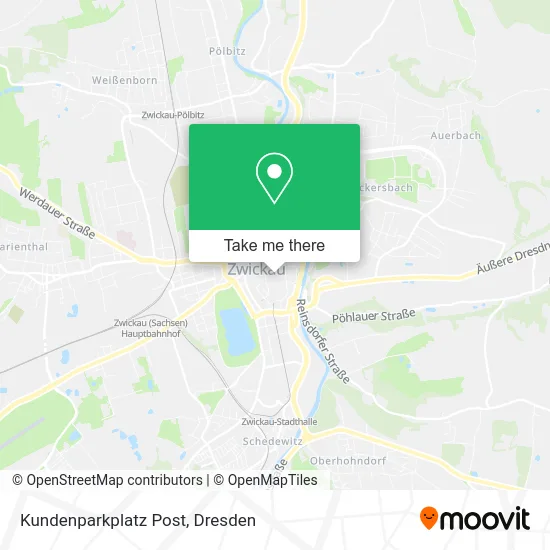 Карта Kundenparkplatz Post