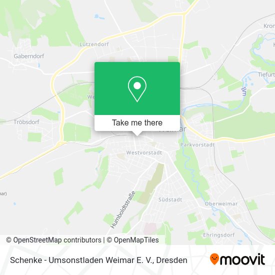 Карта Schenke - Umsonstladen Weimar E. V.