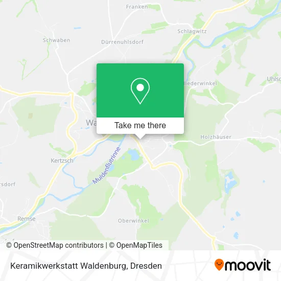 Карта Keramikwerkstatt Waldenburg