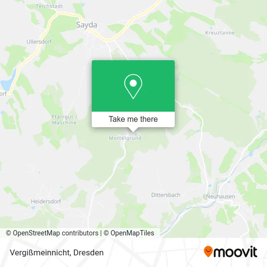 Карта Vergißmeinnicht