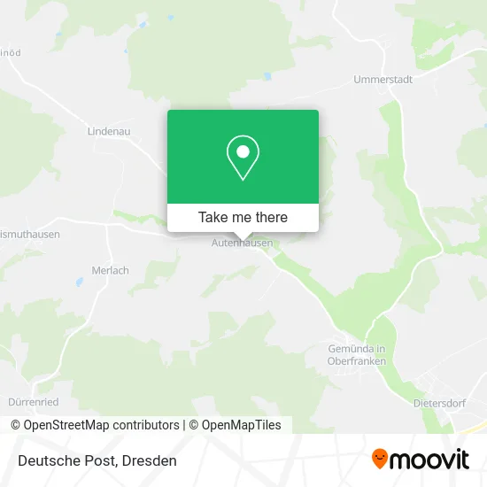 Карта Deutsche Post