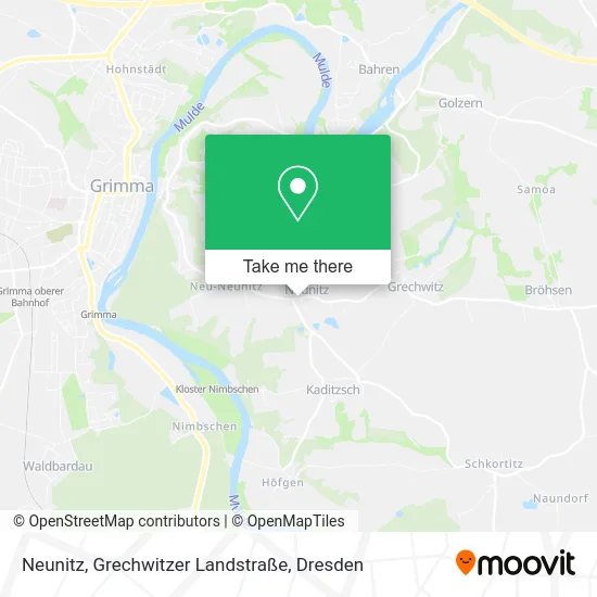 Карта Neunitz, Grechwitzer Landstraße