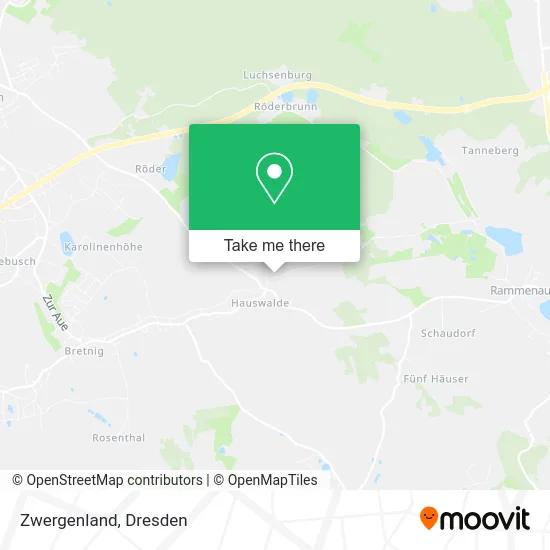Карта Zwergenland