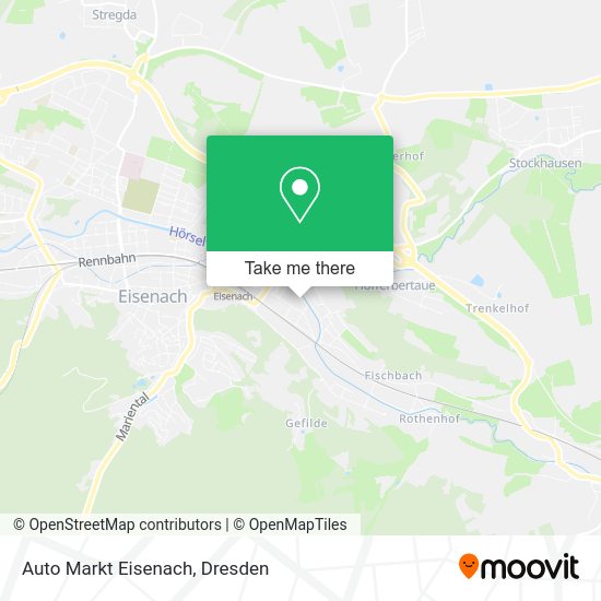 Карта Auto Markt Eisenach