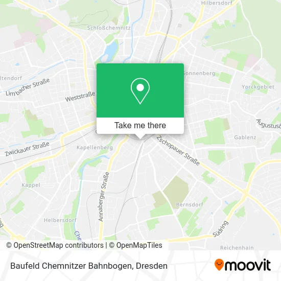 Карта Baufeld Chemnitzer Bahnbogen