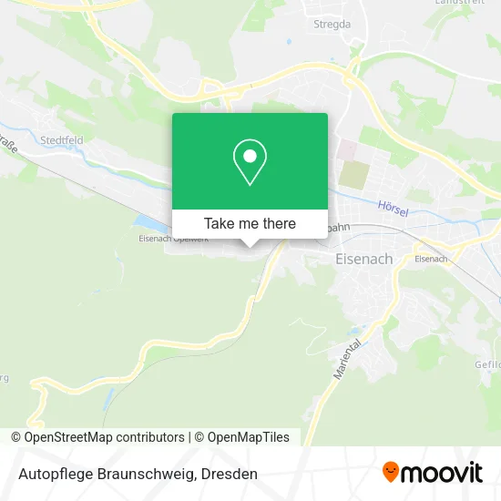Карта Autopflege Braunschweig