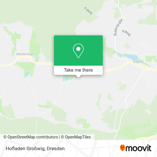 Карта Hofladen Großwig