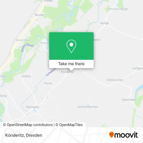 Könderitz map