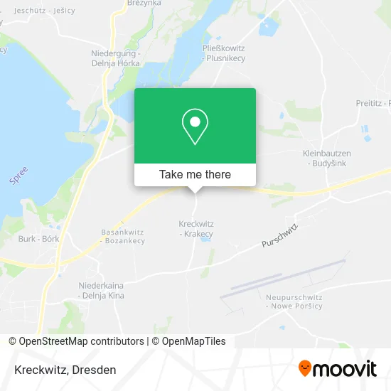 Карта Kreckwitz