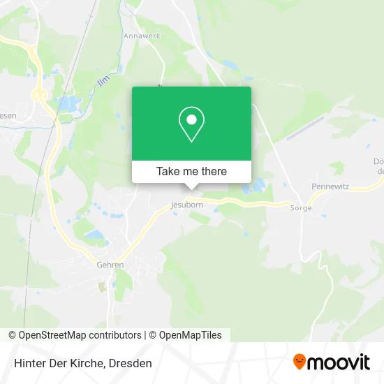 Карта Hinter Der Kirche