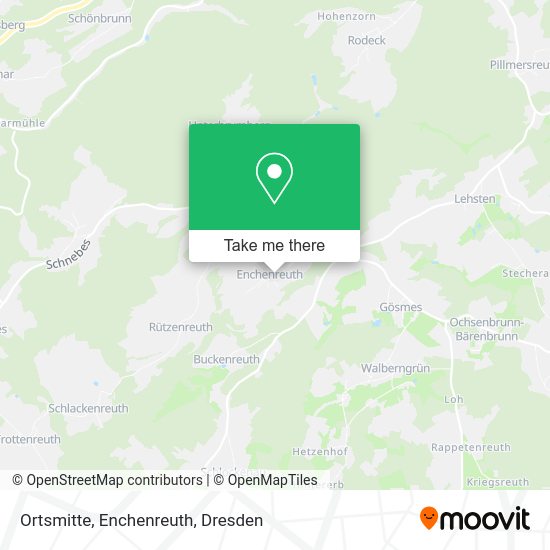 Карта Ortsmitte, Enchenreuth