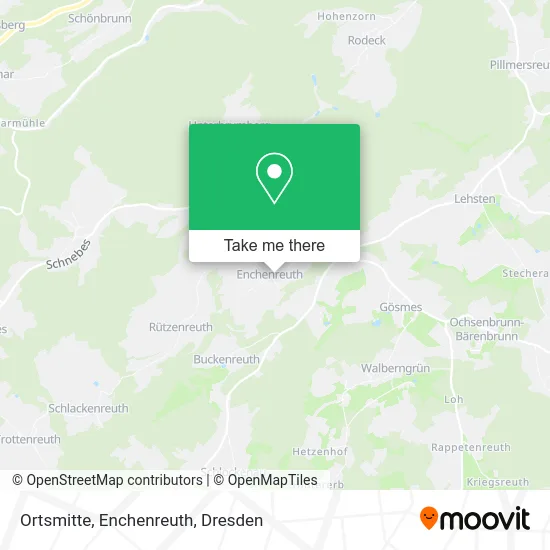 Карта Ortsmitte, Enchenreuth