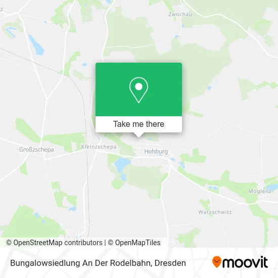 Карта Bungalowsiedlung An Der Rodelbahn
