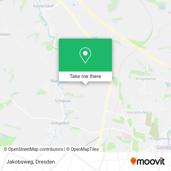 Карта Jakobsweg