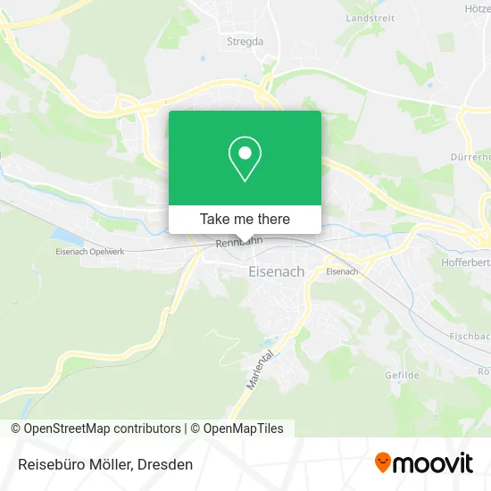 Карта Reisebüro Möller