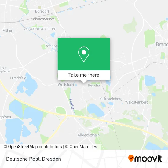 Карта Deutsche Post