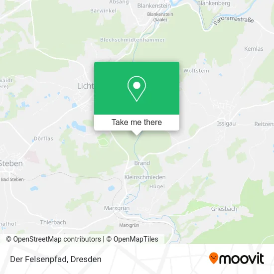 Карта Der Felsenpfad