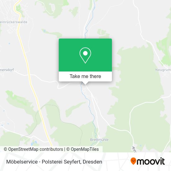 Карта Möbelservice﻿ - Polsterei Seyfert