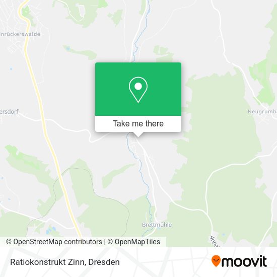 Карта Ratiokonstrukt Zinn