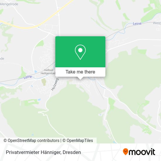 Карта Privatvermieter Hänniger