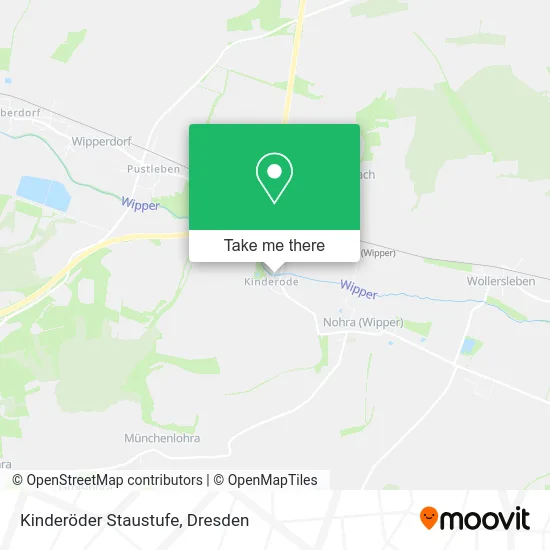 Карта Kinderöder Staustufe