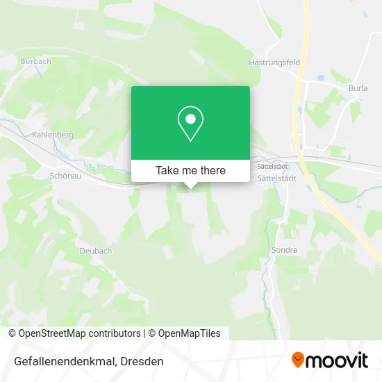 Карта Gefallenendenkmal