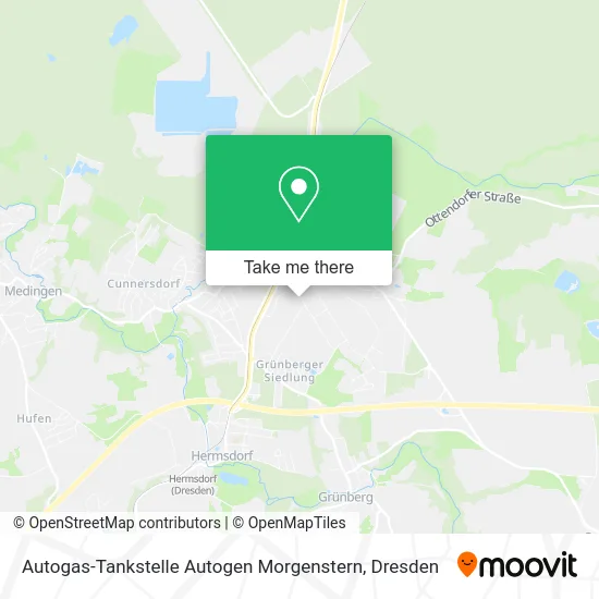 Карта Autogas-Tankstelle Autogen Morgenstern