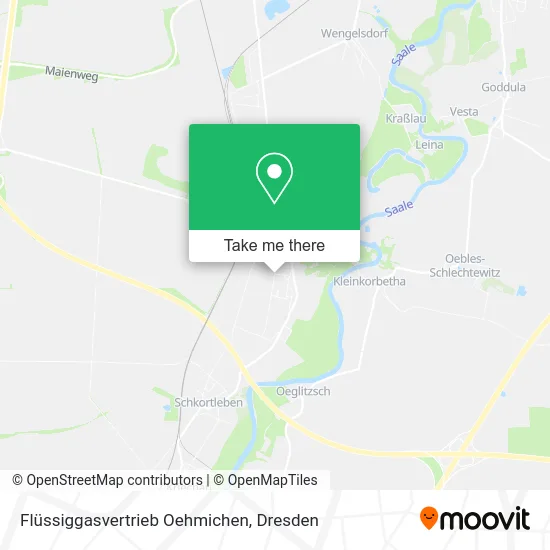 Карта Flüssiggasvertrieb Oehmichen