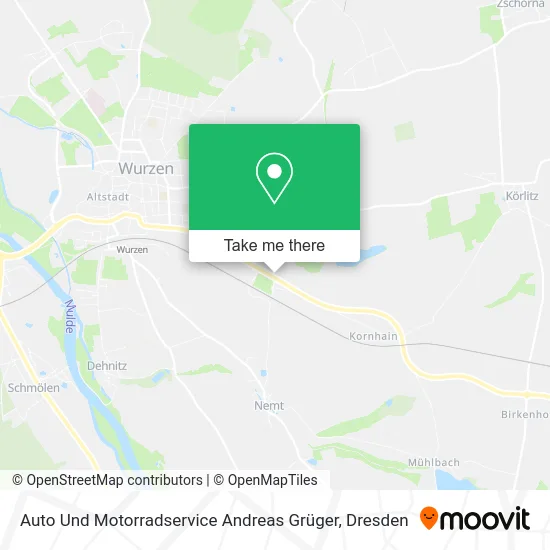 Карта Auto Und Motorradservice Andreas Grüger