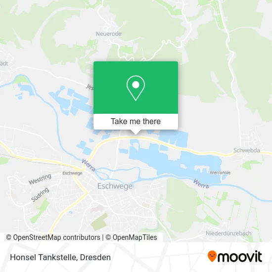 Карта Honsel Tankstelle