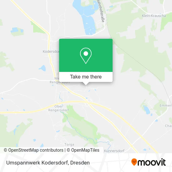 Карта Umspannwerk Kodersdorf