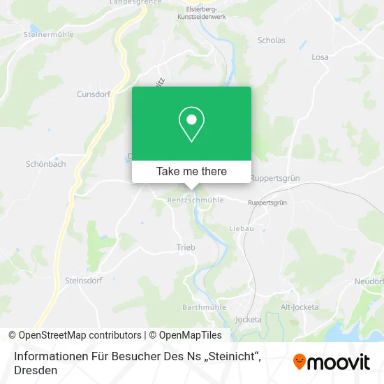 Карта Informationen Für Besucher Des Ns „Steinicht“