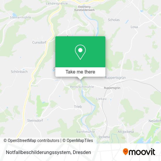 Карта Notfallbeschilderungssystem