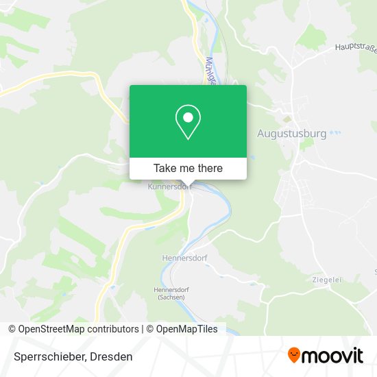 Карта Sperrschieber