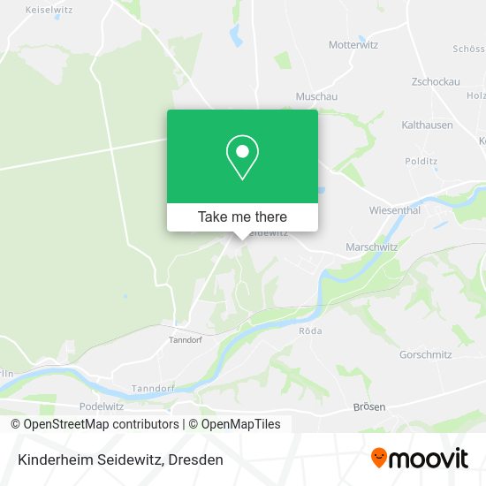 Карта Kinderheim Seidewitz