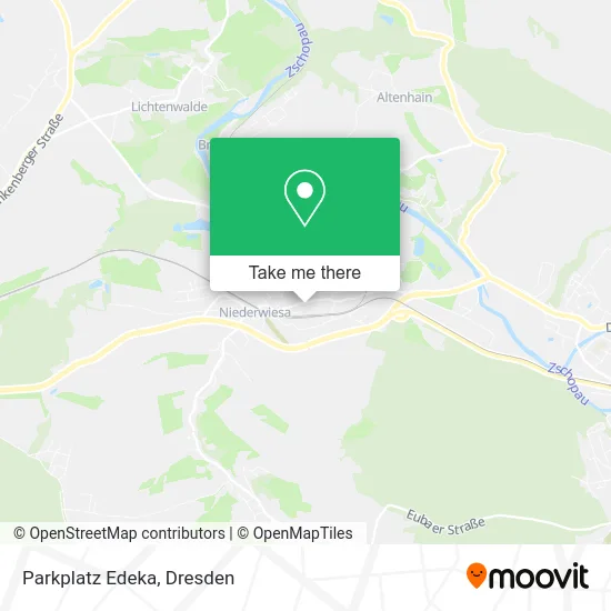 Карта Parkplatz Edeka