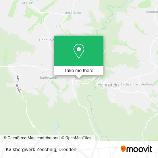 Карта Kalkbergwerk Zeschnig