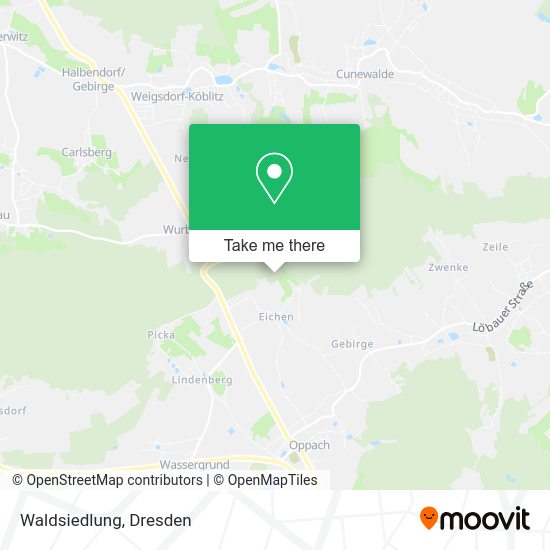 Карта Waldsiedlung