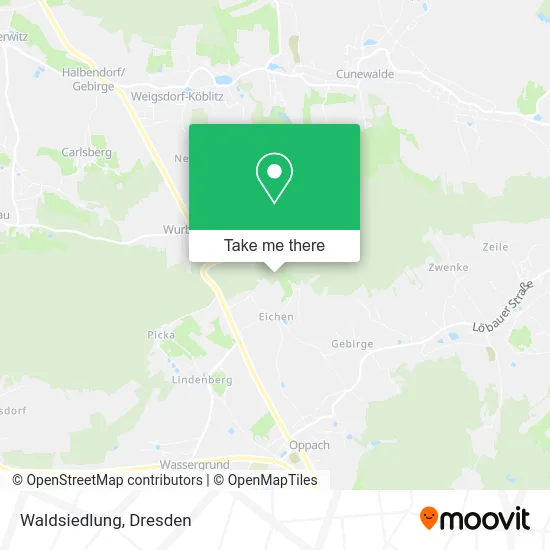 Карта Waldsiedlung