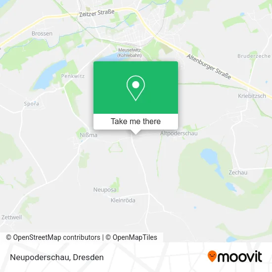 Карта Neupoderschau