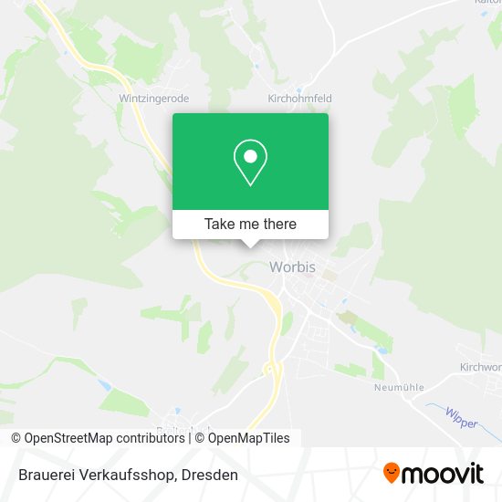 Карта Brauerei Verkaufsshop