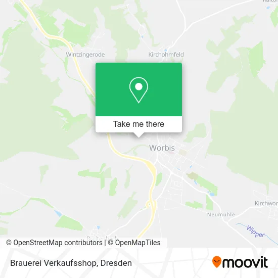 Карта Brauerei Verkaufsshop