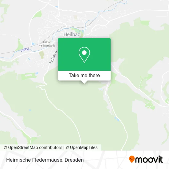 Карта Heimische Fledermäuse