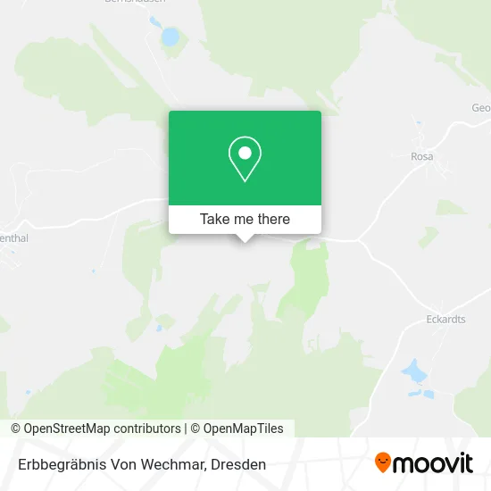 Карта Erbbegräbnis Von Wechmar