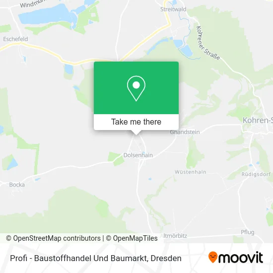 Карта Profi - Baustoffhandel Und Baumarkt