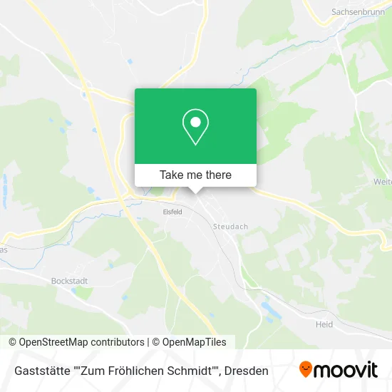 Карта Gaststätte ""Zum Fröhlichen Schmidt""