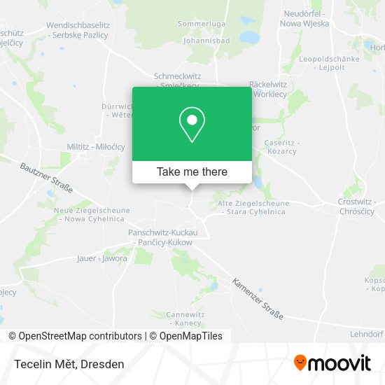 Карта Tecelin Mět