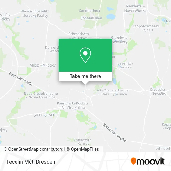 Карта Tecelin Mět